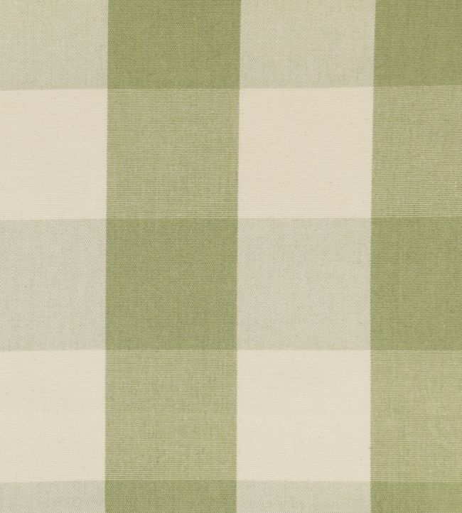 Avon Check Fabric By Ian Mankin In Sage Jane Clayton