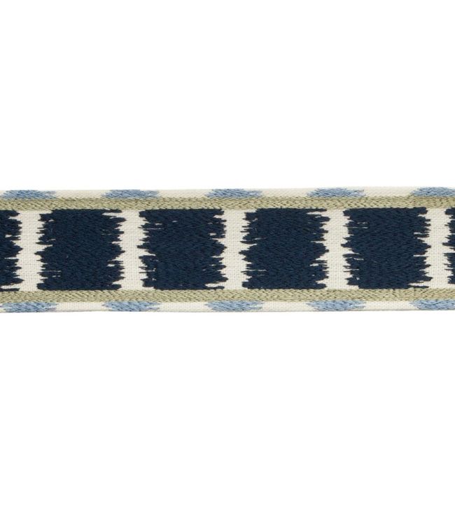 Taos Embroidered Border Trimmings In Blue Sky By Samuel Sons Jane