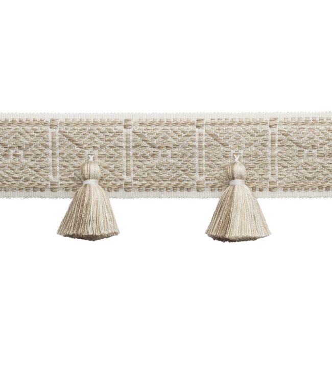 Taos Tasseled Border Trimmings In White Sands By Samuel Sons Jane