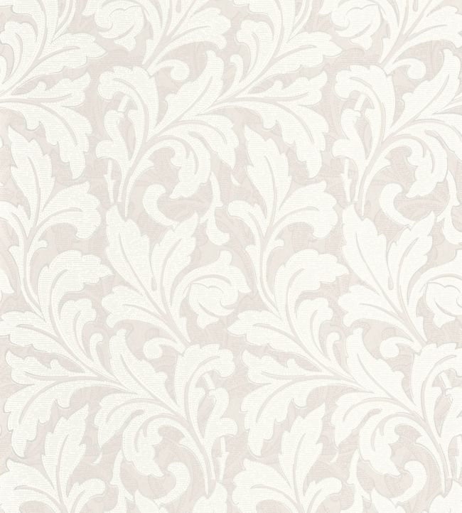 Acanthe Wallpaper in Grege by Casadeco | Jane Clayton