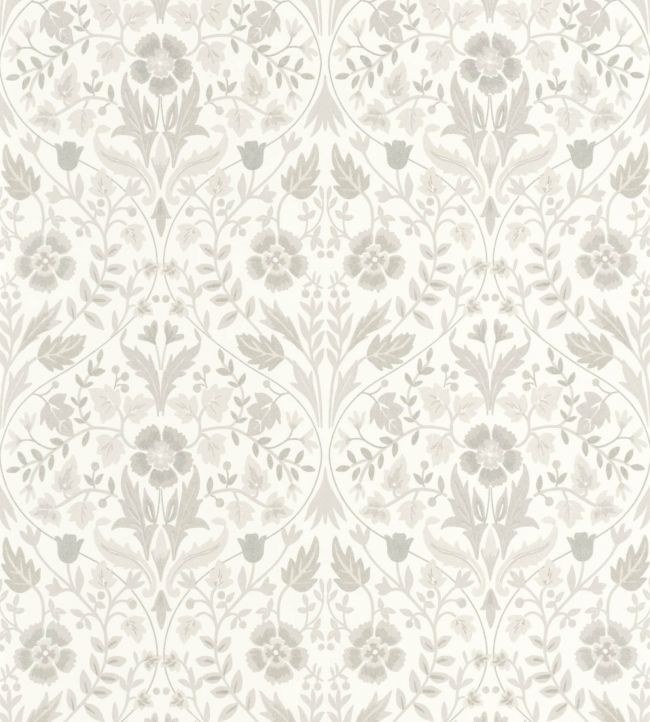 Archibald Wallpaper in Blanc Ceruse by Casadeco | Jane Clayton