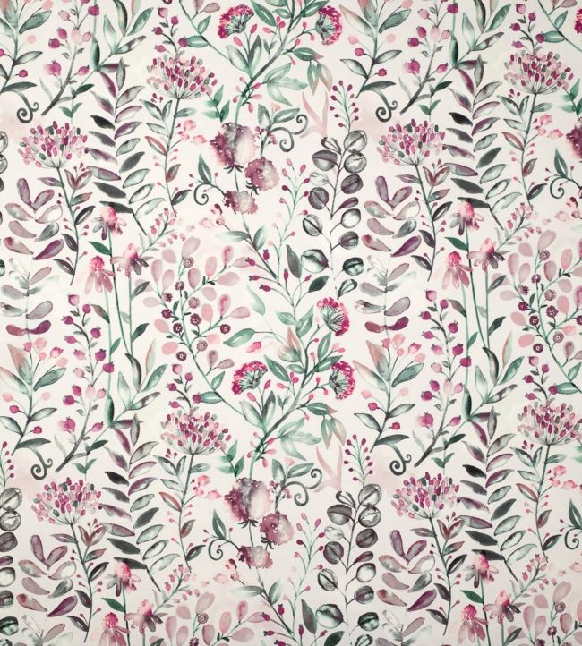 Whitwell Fabric by Ashley Wilde in Rose | Jane Clayton