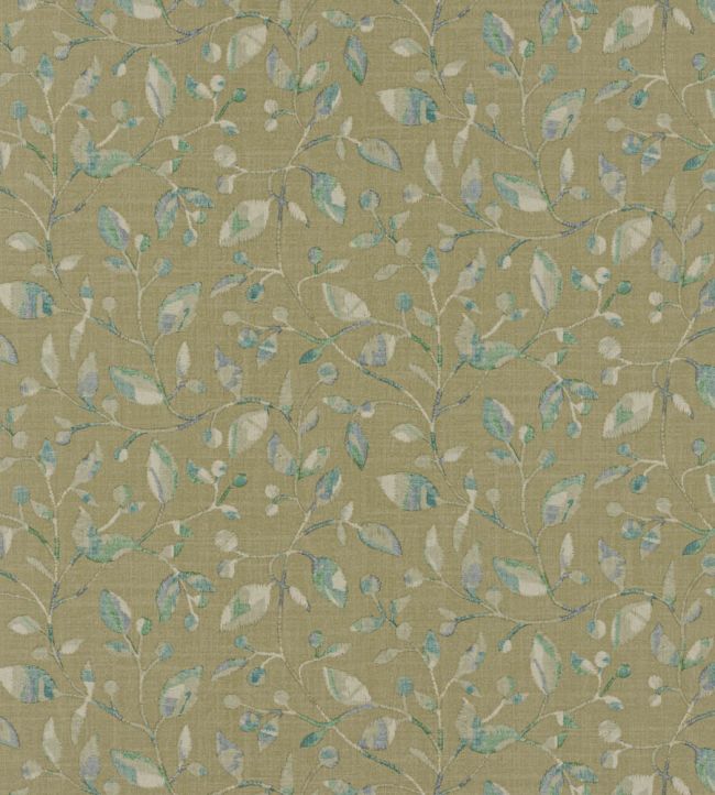 Azzura Wallpaper in Sand/Blue by Jane Churchill | Jane Clayton