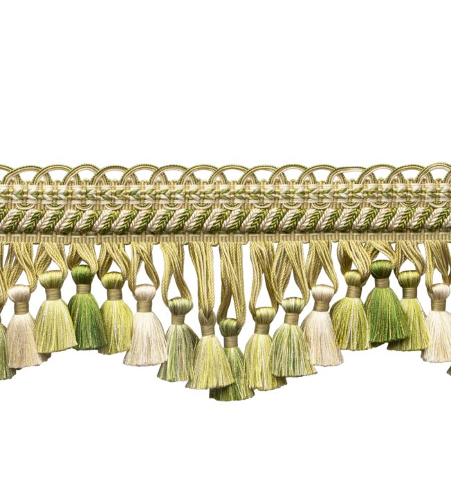 Bagatelle Scalloped Tassel Fringe Trimmings in Fern by Samuel & Sons ...