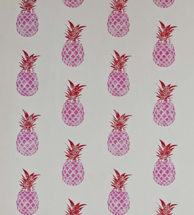 Pineapple Wallpaper Fabric, Wallpaper and Home Decor | Spoonflower