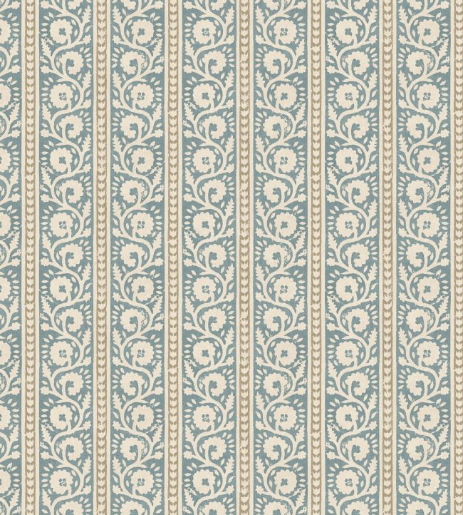 Bibury Wallpaper in Blue by GP & J Baker | Jane Clayton