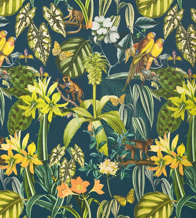 Wallpaper and fabric online : Wallpaper Direct | Gold chinoiserie wallpaper,  Wallpaper direct, Tropical wallpaper