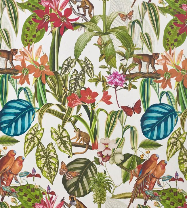 Caicos Wallpaper in Tropical by Prestigious Textiles | Jane Clayton