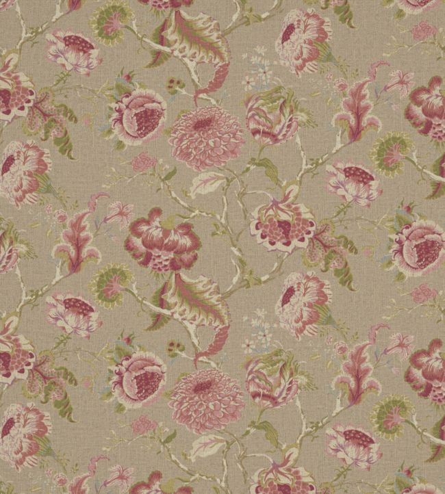 Chatsworth Fabric in Chintz by Warwick | Jane Clayton