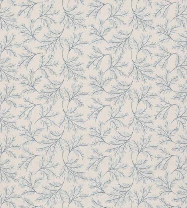 Chelsea Fern Fabric in Blue by GP & J Baker | Jane Clayton