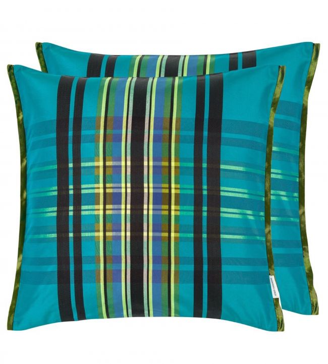 Azure blue outlet cushions