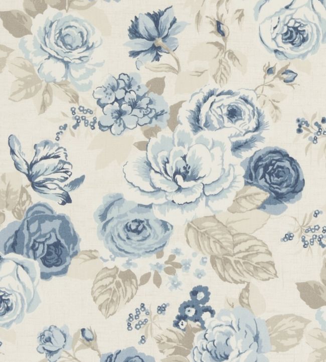 Genevieve Fabric by Studio G in Chambray | Jane Clayton