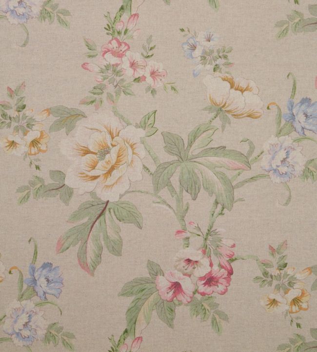 Bailey Linen Fabric by Clarke & Clarke in Linen | Jane Clayton