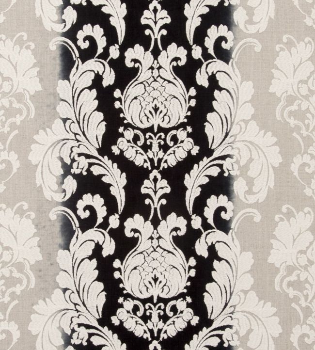 Camelia Fabric by Clarke & Clarke in Raven | Jane Clayton