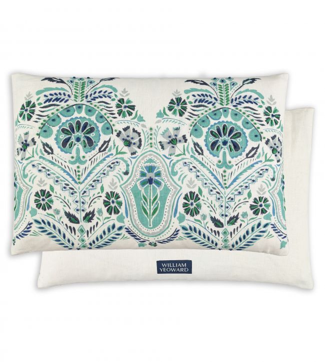 Cleave Ready Made Cushions by William Yeoward in Peacock 50x35cm | Jane ...