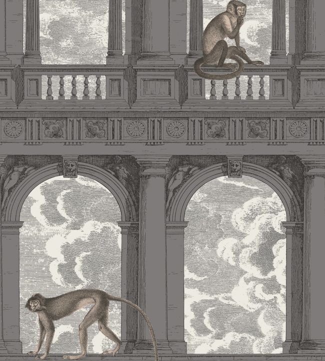 Fornasetti wallpapers in collaboration with Cole & Son