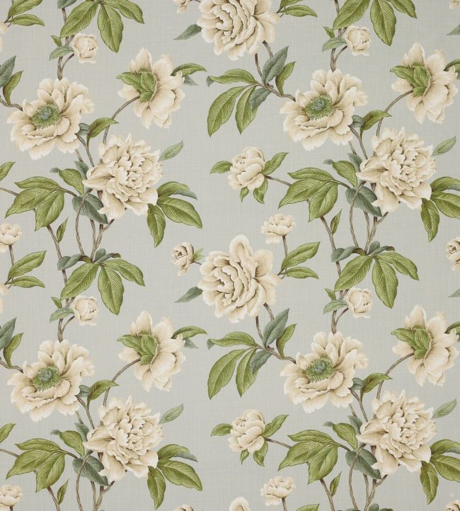 Giselle Fabric by Colefax and Fowler in Aqua | Jane Clayton