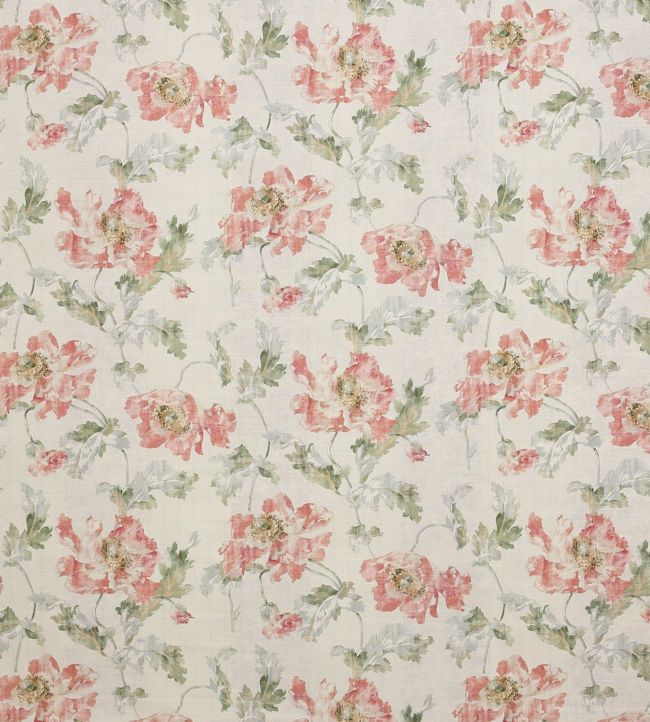 Meriden Fabric by Colefax And Fowler in Pink/Green | Jane Clayton