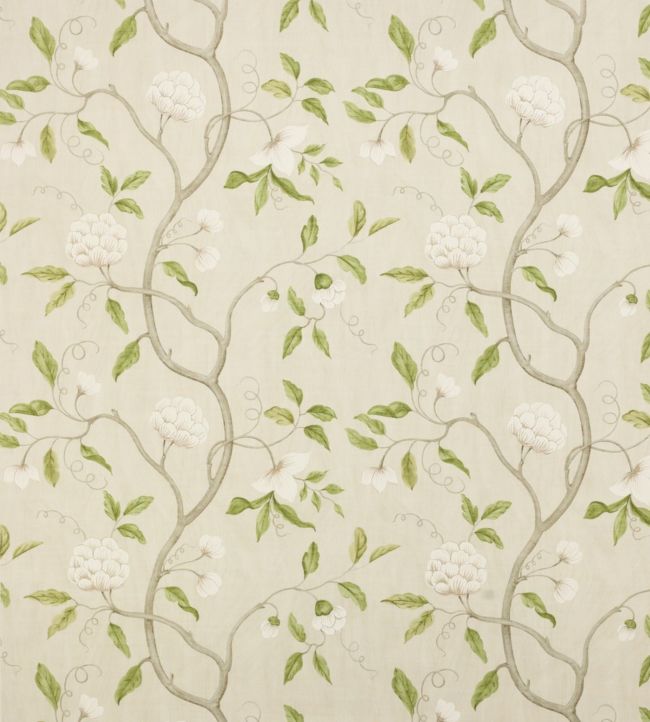 Snow Tree Fabric by Colefax And Fowler in Silver | Jane Clayton