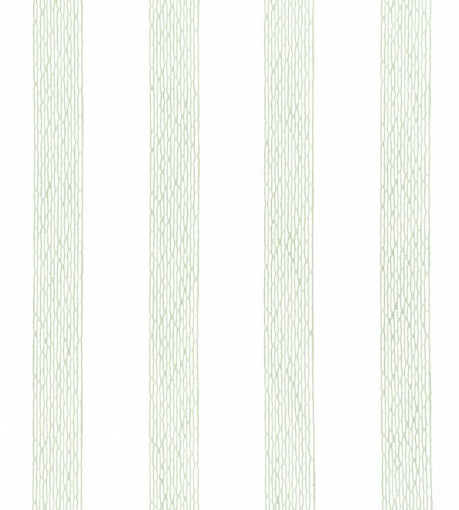 Cypress Stripe Fabric by Thibaut Aloe