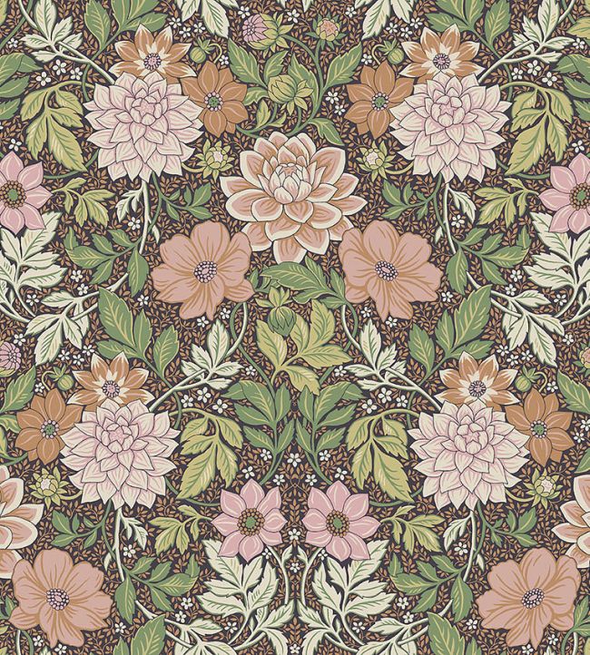 Dahlia Garden Wallpaper In 93 By Borastapeter | Jane Clayton