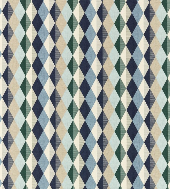 Denver Fabric in Mineral/Navy by Studio G | Jane Clayton