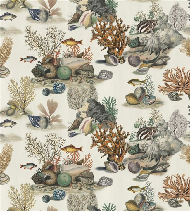  Fish Upholstery Fabric, Ocean Animal Fabric by The