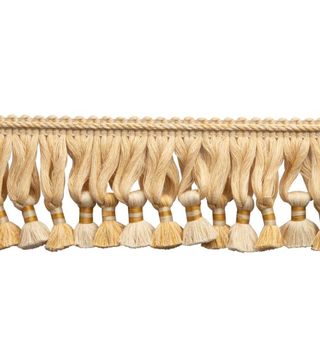 Dorset Tassel Fringe Trimmings in Honey by Samuel & Sons | Jane Clayton