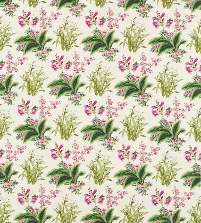 Enys Garden Fabric by Sanderson Rose Leaf