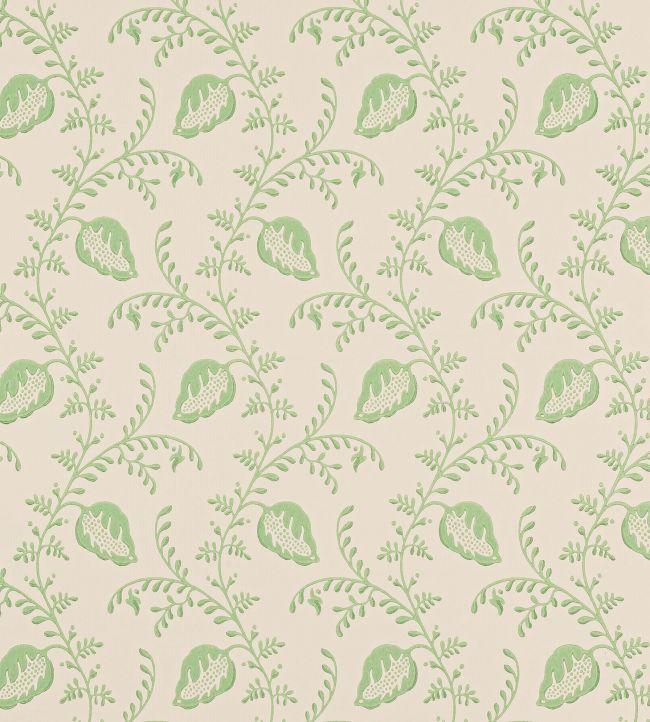 Snow Tree by Colefax and Fowler - Aqua - Wallpaper : Wallpaper Direct