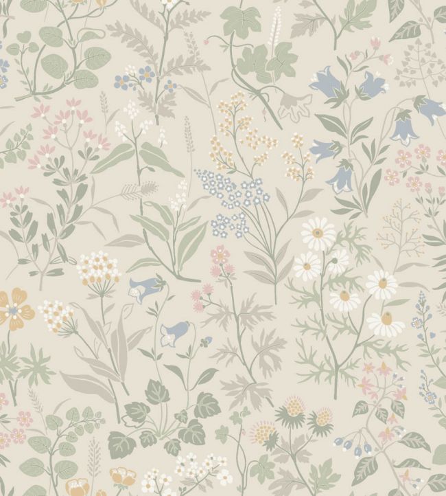 Flora Wallpaper in Neutral by Borastapeter | Jane Clayton