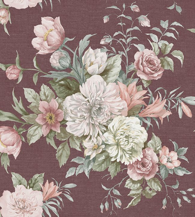 Floral Charm Wallpaper in 55 by Borastapeter