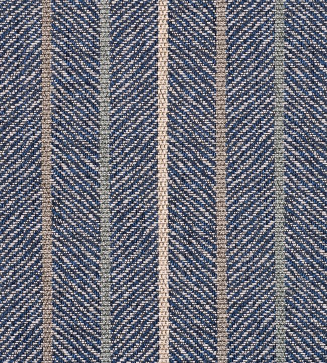 Silverton Stripe Fabric by GP & J Baker in Indigo | Jane Clayton