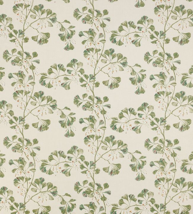 Greenacre Fabric in Leaf Green by Colefax and Fowler | Jane Clayton