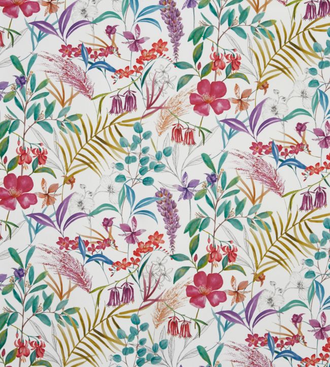 Honeysuckle Fabric in Fig by Prestigious Textiles | Jane Clayton
