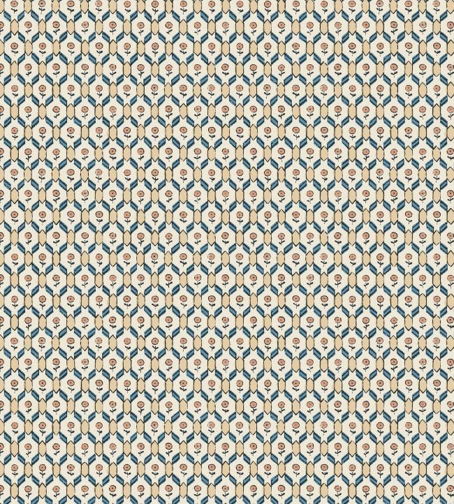 Hugo Wallpaper in Terracotta by Sandberg | Jane Clayton