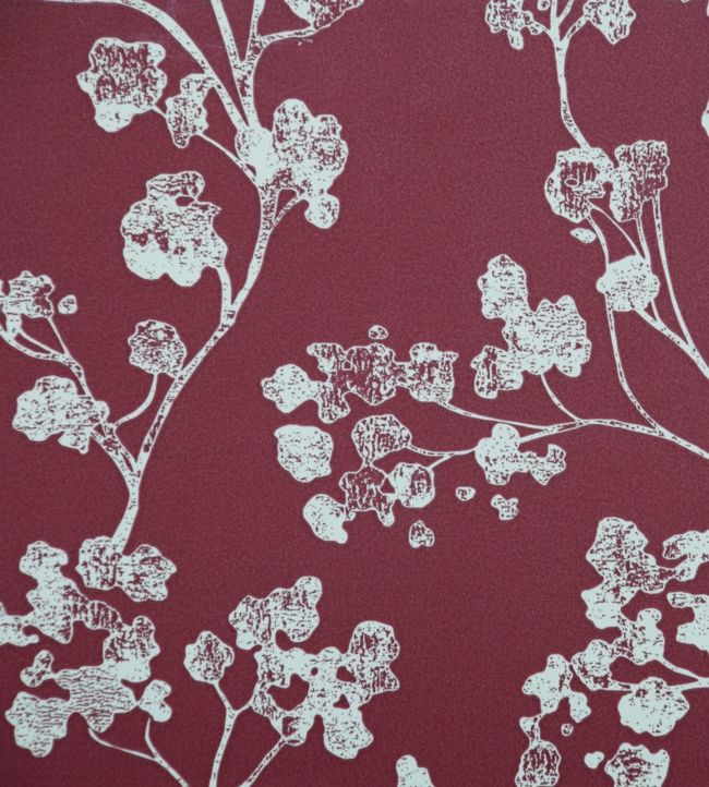 Kew Wallpaper by Ian Mankin in Peony | Jane Clayton