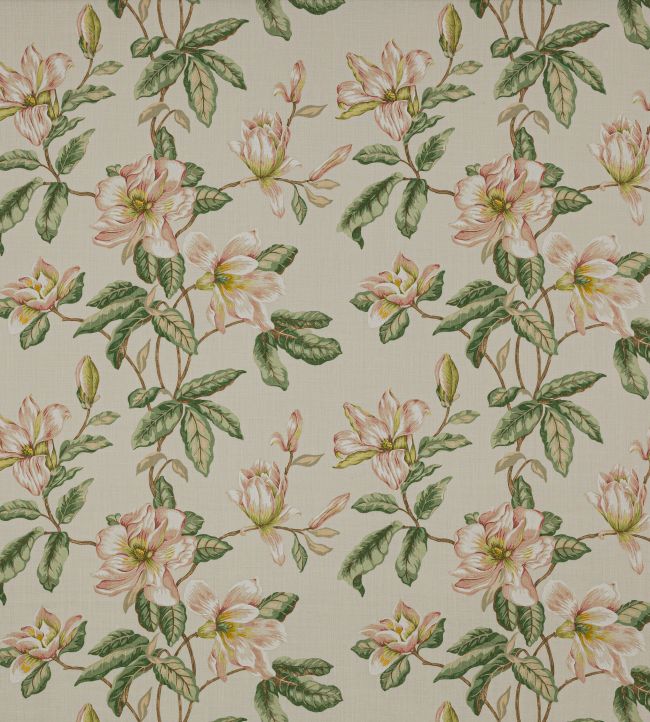 Imogen Fabric in Pink/Green by Colefax and Fowler | Jane Clayton