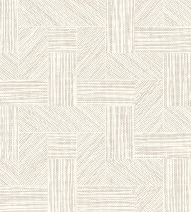 Intarsio Wallpaper in Linen by Arte | Jane Clayton