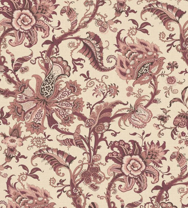 Janita Fabric in Rose by Warner House | Jane Clayton