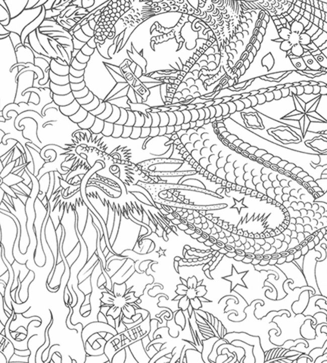 jane and the dragon coloring pages