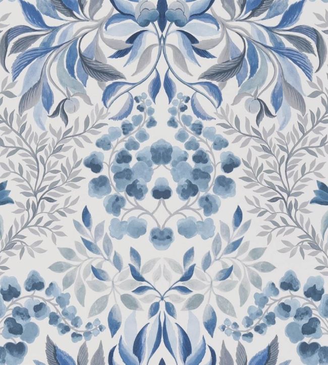 Scion Kelda Cobalt Wallpaper 40% Off | Samples