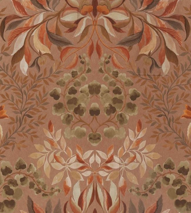 Copper Verdigris Wallpaper Mural | Hovia