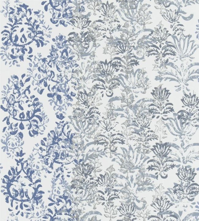 Schumacher Millicent Delft Wallpaper | DecoratorsBest