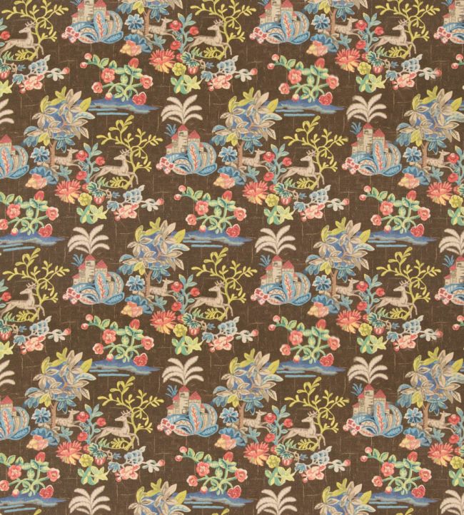Knights Tale Fabric by GP & J Baker Cocoa