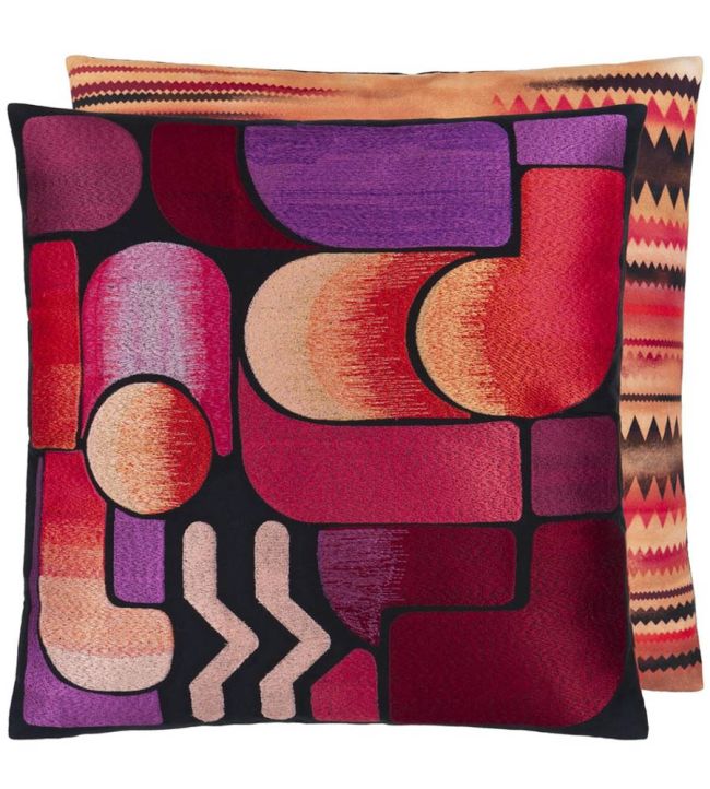 Lacroix Graphe Ready Made Cushions in Magenta by Christian Lacroix ...