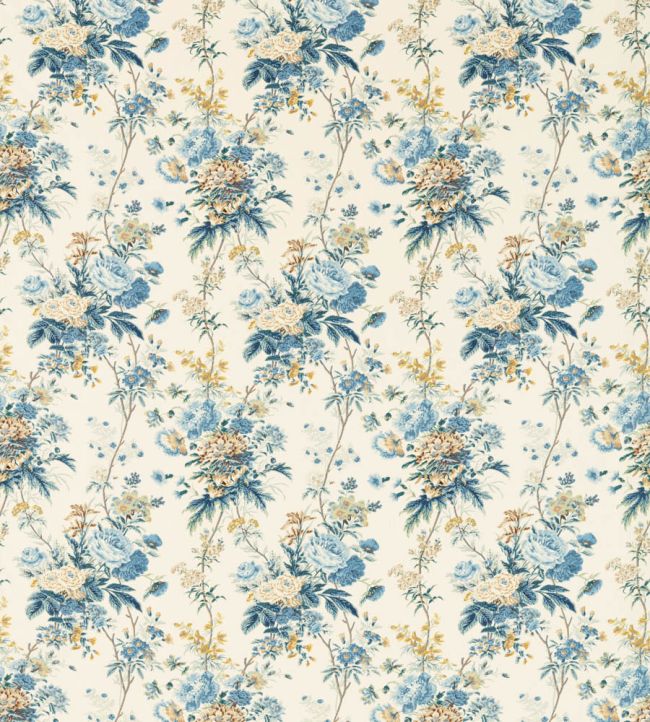 Lakeland Paradis Fabric in Poppinjay/Lion by Sanderson | Jane Clayton