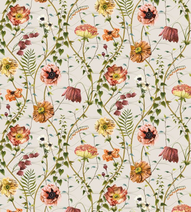 Lamorran Trail Wallpaper in 3 by Osborne & Little | Jane Clayton