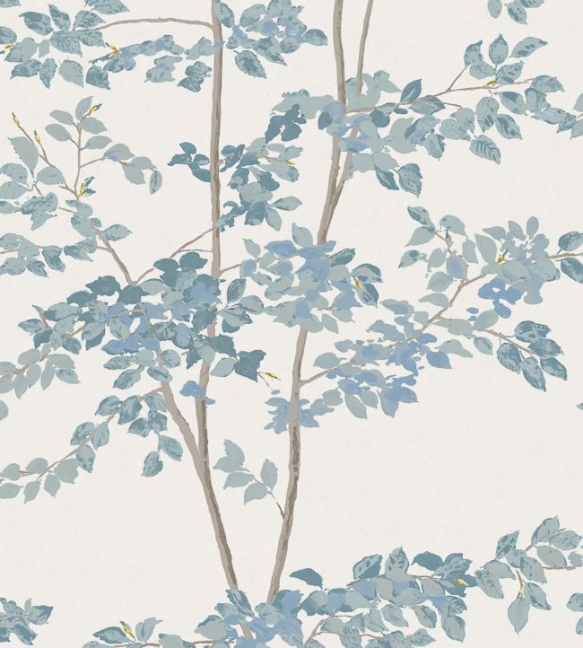 Beech Wallpaper by Lewis & Wood in Bluegrass | Jane Clayton