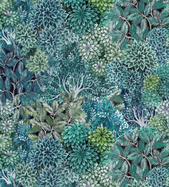 Toji Garden Azure by Carole Designer Fabric